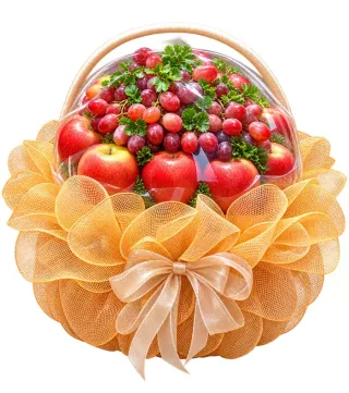 Giỏ trái cây nho đỏ