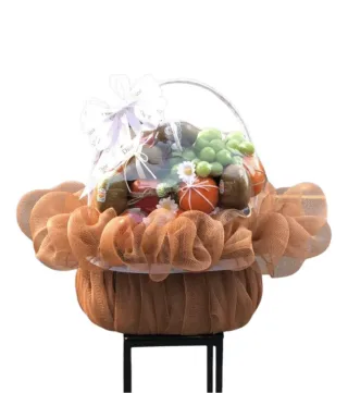 Giỏ trái cây nho xanh
