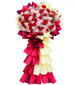 Kệ hồng đỏ phấn