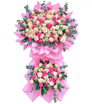 Kệ hồng phấn hai tầng